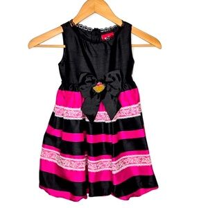Hello Kitty Princess Dress Youth Laced Edge Bow and Trinket Accent Dressy 5
